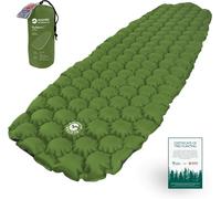 Letnerny-Outdoors Matelas Hybern8 Ultraléger Gonflable Randonnée Camping - Design Flexcell - Parfait Pour Hamacs Et Sacs De Couchage (Feuille Persistante)