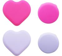 LETNERNY-Pack De 4 Enfants Coque Pour Airtag, Étui De Suivi Gps Caché Pour Enfants, Personnes Âgées, Animaux Domestiques, Super Petit Et Léger Étui Airtag Avec Épingle (Violet+Rose Fluo)