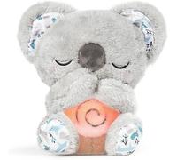 Letnerny-Peluche Koala Loutre Respirants,Jouet Bébé 0-5ans Avec 10 Berceuses, Lumières Respiration Calmante,Cadeau Garçon/Fille, Peluche Sensorielle Nuit Paisible (Koala Relaxant)