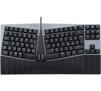 LETNERNY-Periboard-335Br Clavier Mécanique Compact Ergonomique Avec Câble - Touches Marron À Profil Bas - Fonctions Programmables Avec Touches Macro - Compatible Avec Windows Et Mac Os X - Qwerty