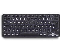 LETNERNY-Periboard-732B Mini Clavier Sans Fil Rétroéclairé - Touches De Type X - Rétroéclairage Blanc - M En Page Allemande