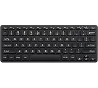 LETNERNY-Periboard-732B Mini Clavier Sans Fil ¿ X Type Scissor Keys ¿ White Backlit ¿ Qwerty Anglais Américain