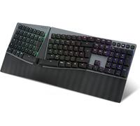 LETNERNY-Periboard-835Br - Clavier Mécanique Ergonomique Rétroéclairé Rvb Sans Fil, Interrupteur Tactile Plat, Touches Programmables, Compatible Windows/Mac Os X, Qwertz Allemand