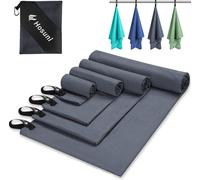 Letnerny-Petite Serviette En Microfibre, 60 X 30 Cm, Compacte À Séchage Rapide, Serviette De Sport, Pour Homme, Adaptée Pour Le Fitness, La Plage, Le Camping, La Natation