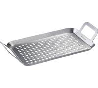 Letnerny-Poêle À Griller Plate Et Petite - Pratique Pour Griller Des Légumes, De La Viande Et D'autres Friand S, Durable, Passe Au Lave-Vaisselle - Acier Inoxydable - Blanc