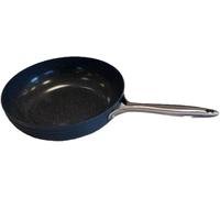 Letnerny-Poêle Wok Basalt Futur - Aluminium Pressé Épais - Intérieur Revêtement Céramique - Tous Feux Dont Induction - Manche Acier Inoxydable Riveté - Ø30cm - Gris Bleu