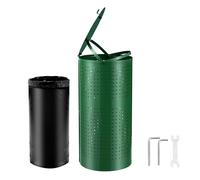 Letnerny-Poubelle À Crottes Chien, 43 L, Poubelle À Déjections Canines Avec Couvercle, 50 Sacs De Doublure, Pour Élimination De Déjections D'animaux De Compagnie, Jardin, Arrière-Cour, Parc, Extérieu