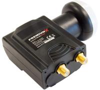 LETNERNY-Premiumx Deluxe Twin Lnb - Convertisseur De Signal Pour 2 Utilisateurs Avec Réception Satellite Numérique En Hd, Uhd Et 4K. Prend En Charge Dvb-S2 Et Oscillateur De Référence Pll