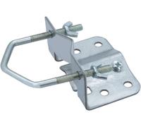 LETNERNY-Premiumx Socle De Mât En Acier Galvanisé De 20 À 60 Mm De Diamètre - Maintien Sécurisé Pour Les Antennes Paraboliques Et Les Mâts D'Antenne Tubulaires