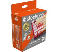 LETNERNY-Prismcaps - Touches Double Shot Style Pudding - Thermoplastique Pbt Durable - Compatible Avec La Plupart Des Claviers Mécaniques - Supports Mx - Noir (Disposition Allemand), Blanc