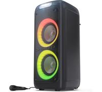 LETNERNY-Ps-949 Xparty Street Enceinte Bluetooth Portable, Ipx4 Résistante Aux Éclaboussures Avec Effets Lumineux, 132 W, Effets Dj Et Microphone Inclus.