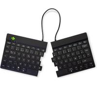 LETNERNY-R-Go Split, Clavier Ergonomique, Bluetooth 5.0, Avec Logiciel Anti-Rsi, Azerty Belgique, Design Ergonomique Avec Clavier Divisé, Compatible Avec Windows/Mac, Noir