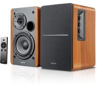 LETNERNY-R1280Ts Enceintes De Bibliothèque Amplifiées - Moniteurs De Champ Proche Actifs Stéréo 2.0-Studio-42 Watts Rms Avec Sortie De Ligne De Caisson De Basses-Boîtier En Bois