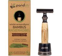 Letnerny-Rasoir Avec Support Et Poignée En Bambou - Rasoir Zero Waste - Rasoir De Sécurité - Rasoir À Eau Safety - Pour Hommes Et Femmes - Peigne Fermé - Sans Plastique - 10 Lames