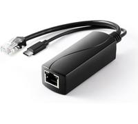 LETNERNY-Revodata Gigabit Poe Splitter Type C 5V/2.4A, 48V Poe Vers Usb-C 5V/2.4A Sortie, Ieee802.3Af/At Standard 10/100/1000Mbps, Adaptateur Répartiteur Poe Pour Maison Intelligente/Pi 4B/4B+ (Typec