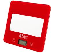 LETNERNY-Rh01571Ar Balance De Cuisine Numérique, 5 Kg ., Mesures Impériales/Métriques, Écran Tactile, Lcd, Cuisine/Pâtisserie, Plateau En Verre, Piles Incluses, Garantie De 5 Ans, Rouge