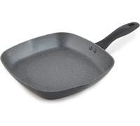 Letnerny-Rh02813eu7 Poêle Grill Antiadhésive, Idéale Pour Saisir Des Steaks, Compatible Induction, Cuisson Sans Huile Pour Des Repas Sains, Metallic Marble, Aluminium Forgé, 28 Cm