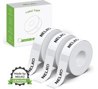 LETNERNY-Ruban Adh¿¿sif P21 Authentique Pour ¿¿tiqueteuse, Papier D'Impression D'¿¿tiquettes, 14 X 40 Mm, Rechange Lamin¿¿ Standard, Multifonction, 180/Rouleau, 3 Rouleaux