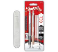 Letnerny-S-Gel Stylos Gel En Métal Pointe Moyenne (0,7 Mm) Gris Acier Et Or Rose Encre Noire 2 Stylos Et 2 Recharges De Stylos Gel Avec Étui En Velours