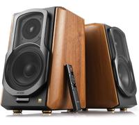LETNERNY-S1000Mkii - Enceintes Bibliothèques Audiophiles Actives 2.0, Bluetooth 5.0, 120W Avec Aptx Hd - Entrée Optique - Enceinte Moniteur De Proximité (Near-Field) Amplifiée Avec Amp Classe D