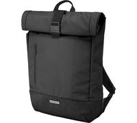 LETNERNY-Sac À Dos Enroulé Collection Metro, Sac À Ordinateur Vertical, Sac À Dos Pour Ordinateur Portable, Notebook, Ipad, Ordinateur Jusqu'À 15"", Dimensions 50 X 32 X 13 Cm, Couleur Noir Noir