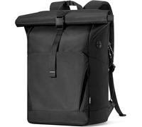 LETNERNY-Sac À Dos Loisir Enroulable Femmes Homme 25L-30L Extensible Pour Ordinateur Portable 17.3" Avec Port Pour Ecouteurs/Chargeurs Et Compartiment À Chaussures Séparé