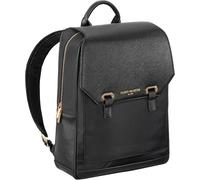 LETNERNY-Saint Martin - Sac À Dos Femme Lou - Pour Ordinateur 15,6'' - Multiple Espaces De Rangement - Matière Résistante Et Stylée - Noir Noir