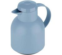 Letnerny-Samba F40101 Pichet Isotherme, 1 Litre, Fermeture Quick Press 100% Étanche, 12 H Chaud, 24 H Froid, Bleu Poudré