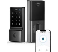 Letnerny-Serrure Intelligente C210, Serrure De Porte D'entrée Sans Clé 5 En 1, Pêne Dormant Wifi Intégré, Serrure De Porte Intelligente, Pas De Pont Nécessaire, Installation Facile, Clavier