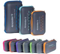 Letnerny-- Serviette Super Absorbante En Microfibre À Séchage Rapide, Ultra Douce Et Compacte, Pour Camping, Natation, Plage, Randonnée, Yoga, Voyages, Sport, Sac À Dos, 150 X 76,2 Cm, Vert Kaki