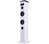 LETNERNY-Sky Charm White - Tour De Son Bluetooth 50W Avec Télécommande, Entrée Optique, Usb, Radio Fm Et Aux In (Couleur Blanc)
