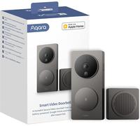 LETNERNY-Sonnette Vidéo G4 Avec Carillon, Sonnette Sans Fil Ou Filaire, Reconnaissance Faciale Et Automatisation,Wifi 2,4Ghz, 1080P, Sonnette Sans Fil Avec Camera, Compatible Homekit, Alexa, Google H