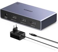 LETNERNY-Splitter Hdmi 1 Entrée 2 Sorties 4K 60Hz Répartiteur Hdmi Pour 2 Écrans 1080P Hdcp2.2 3D Hdr 18Gbps Edid Adaptateur Mode Miroir Compatible Avec Ps5 Xbox One Lecteur Blu Ray Tv Projecteur