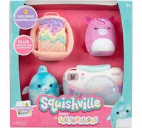 LETNERNY-Sqm0515 - Kit D'Accessoires - Excursion Du Week-End, Mini Squishmallows Super Doux, Figurines En Peluche De 5 Cm Avec Accessoires