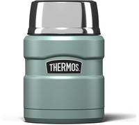 Letnerny-Stainless King Flasque Alimentaire De 470 Ml ¿ Élégante Gourde Multifonction Pour La Préparation Quotidienne Des Aliments ¿ Acier Inoxydable Durable Avec Finition Classique Bleu Canard ¿