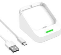 LETNERNY-Station D'Accueil Carrée Pour Lecteur Carré 2Ème Génération, Support Avec Bouton Intelligent Anti-Sommeil, Taille Portable, Antidérapant (Appareil Non Inclus)