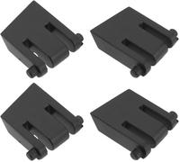 LETNERNY-Store Lot De 2 Paires De Pieds De Rechange Pour Clavier Mécanique Corsair K60 K63 K65 K70 K90 K95 Noir