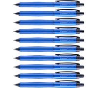 Letnerny-Stylo Bille Palette- Lot X10 Stylos Roller Retractable - Bleu