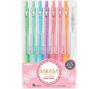 Letnerny-Stylo Zebra Sarasa 0,7 Mm Mk - Set De 8 Couleurs 0.5 Mm