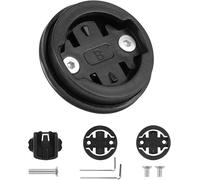 LETNERNY-Support De Potence D'Ordinateur - Capuchon Supérieur - Capuchon Supérieur De Potence De Vélo - Support Pour Ordinateur - Support De Chronomètre Pour Garmin/Bryton/Cateye - Noir