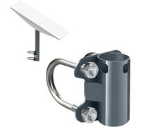 LETNERNY-Support De Tuyau De Mât D'Antenne Pour Bol Starlink, Forme En U Réglable Pour Adaptateur De Montage Pour Starlink Double Pince, Pour Antennes Satellite Pour Diamètre De Tuyau Applicable V2