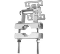 LETNERNY-Support Mural Antenne Fixation Pince À Mât Antenne Réglage De L'Angle Antirouille Accessoires Matériels Pour Extérieur Maison Support De Poteau D'Antenne Kits De Montage