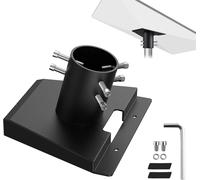 LETNERNY-Support Starlink Gen 3,Support Mural Starlink Gen 3 Réglable 360° & Inclinable 20°,Kit De Montage Sur Mât Pour Starlink Gen3-Adaptateur De Tube Starlink Gen 3 Pour Compatible Toit, Mur