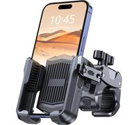 Letnerny-Support Telephone Velo, [Compatible Caméra] Support Téléphone Moto Avec Compartiment Pour Airtag, [Verrouillage Rapide] Porte Smartphone Scooter/Vtt Pour Iphone Et Téléphones De 4,7"" À 6,8