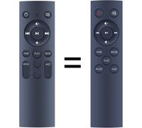 LETNERNY-Télécommande De Rechange Pour Majority Bowfell Bow-Bar-Blk Bluetooth Soundbar