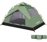 Letnerny-Tente De Camping, Tente Pop Up 3-4 Personnes, Imperméable, Coupe-Vent, Protection Uv, Double Couche Automatique Tente Pour Le Camping Randonnée