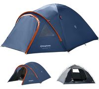 Letnerny-Tente De Camping Ultralégère Pour 4 Personnes De 135 Cm De Haut, Tente De Trekking En Polyuréthane 3000 Mm, Design Dôme Étanche Avec Ventilation Améliorée Pour Les Aventures En Plein Air