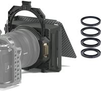 LETNERNY-Tilta Mirage Matte Box Cadre De Filtre Circulaire 95Mm Pour Appareils Photo Reflex Numériques Sans Miroir, Avec Bague Adaptateur D'Objectif 67Mm/72Mm/77Mm/82Mm Mb-T16
