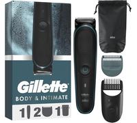 Letnerny-Tondeuse Intime Homme I5 Initmate, Ra Des Zones Intimes, Étanche, Sans Fil, Utilisation Sur Peau Sèche Ou Humide, Sabot Pour La Peau Sensible, Lames Inusables, Pochette De Voyage