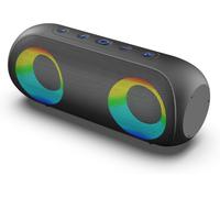 LETNERNY-Toogo L ¿ R480361 - Enceinte Outdoor Sans Fil Avec Led Rdb ¿ 11H DAutonomie, 9 Modes Rgb, Micro Intégré Et Assistant Vocal ¿ Résistant À LEau Ipx7, Double Appairage ¿ Noir
